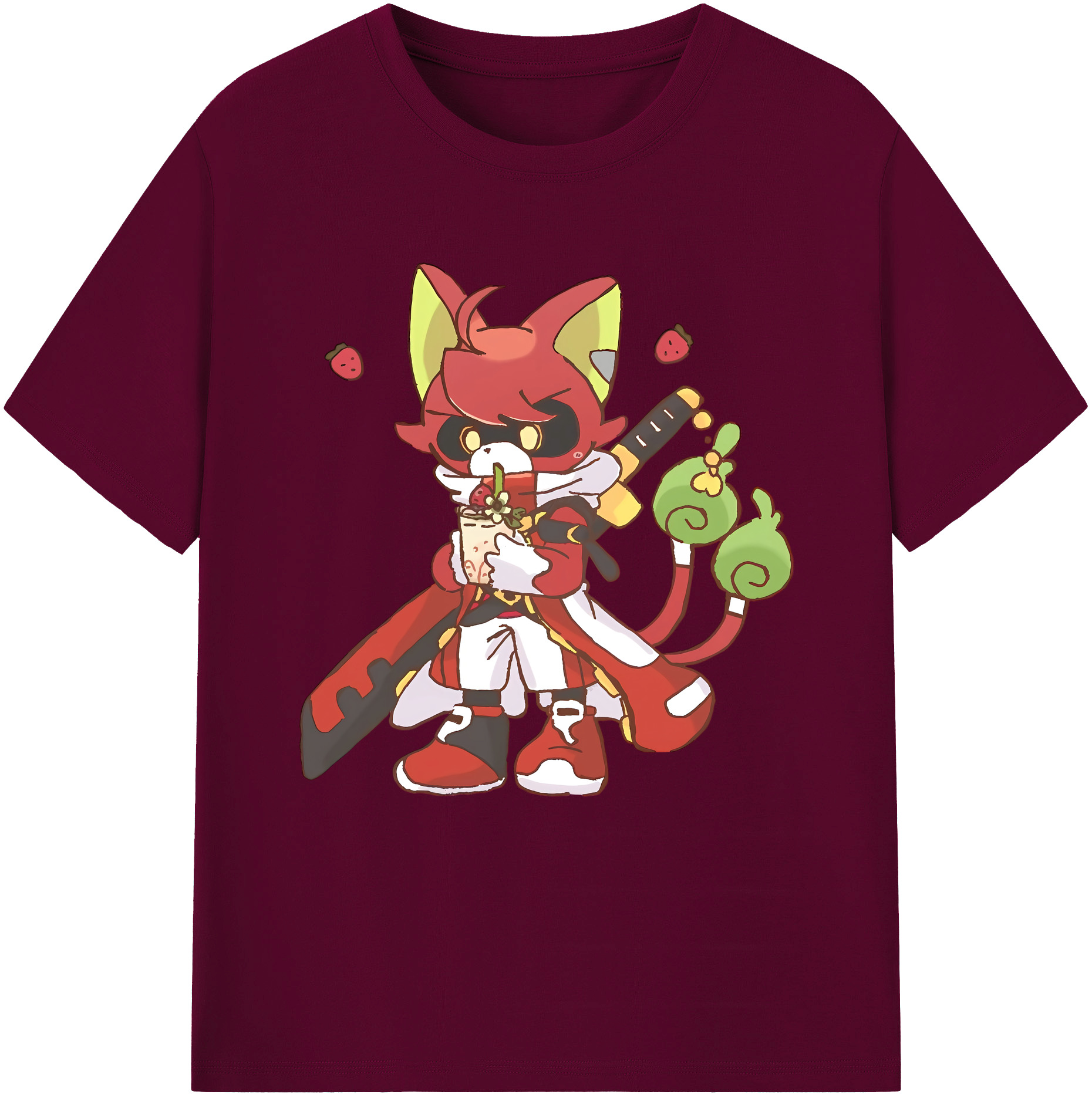（画像用） 妖怪ウォッチ Yo-kai Watch レディースカジュアルプリントTシャツ（綿100％）